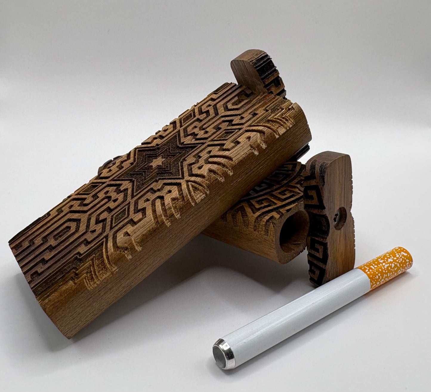 Wooden Dugout with One-hitter